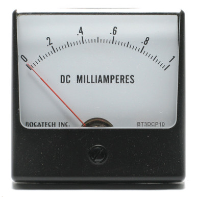 0 - 1 mA DC Panaview Analog Panel Meter, 3 Inch