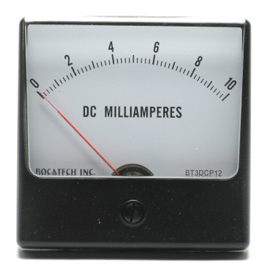 0 - 10 mA DC Panaview Analog Panel Meter, 3 Inch