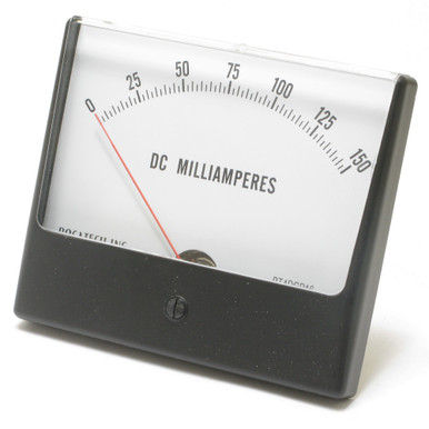 0 - 150 Milliampers DC, Panaview Analog Panel Meter, 4.5 Inch