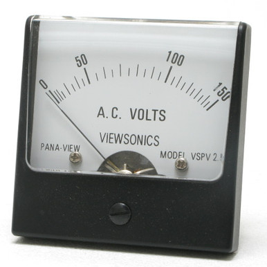 0 - 150 Volt AC Analog Pana-View Panel Meter