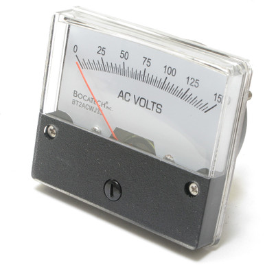 0 - 150 Volt AC Analog Panel Meter, 2.75 Inch
