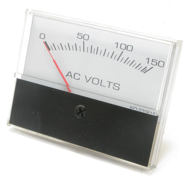 0 - 150 Volt AC Analog Panel Meter, 3 Inch
