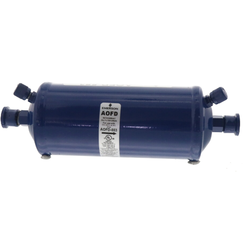 Copeland 062829 Oil Filter Drier w/ Dual Access Valves, 3/8″ MF, 3 Micron (AOFD553)