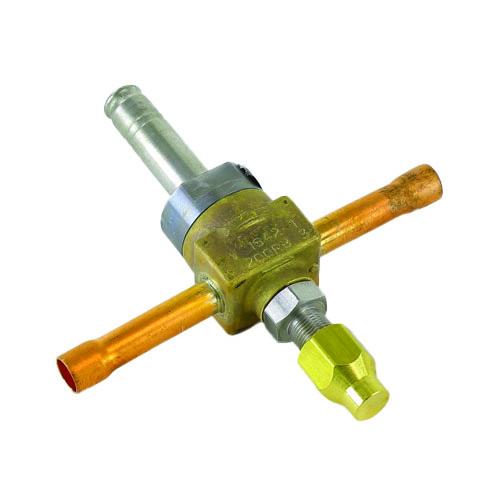 Copeland 065620 2-Way Normally Closed 3/8″ Sweat Pilot Operated Refrigeration Solenoid Valve Body with Manual Stem