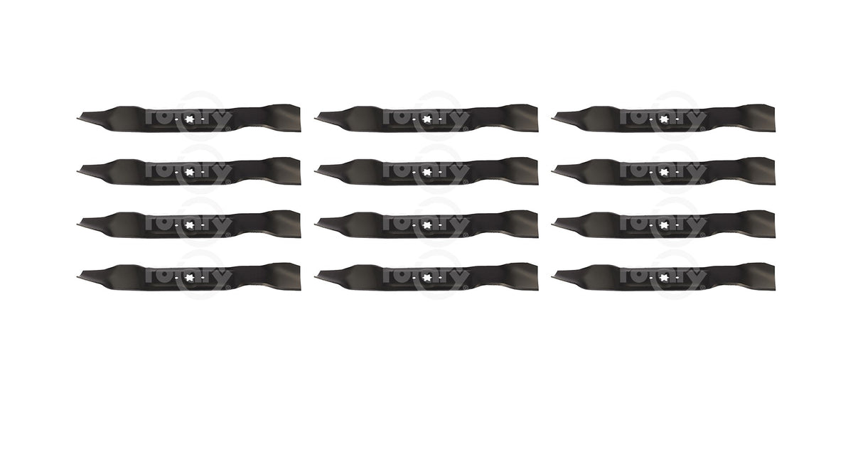 12 Pack Lawn Mower Blades Fits Cub Cadet 742-04126 742-0616A 942-04126 942-0616A