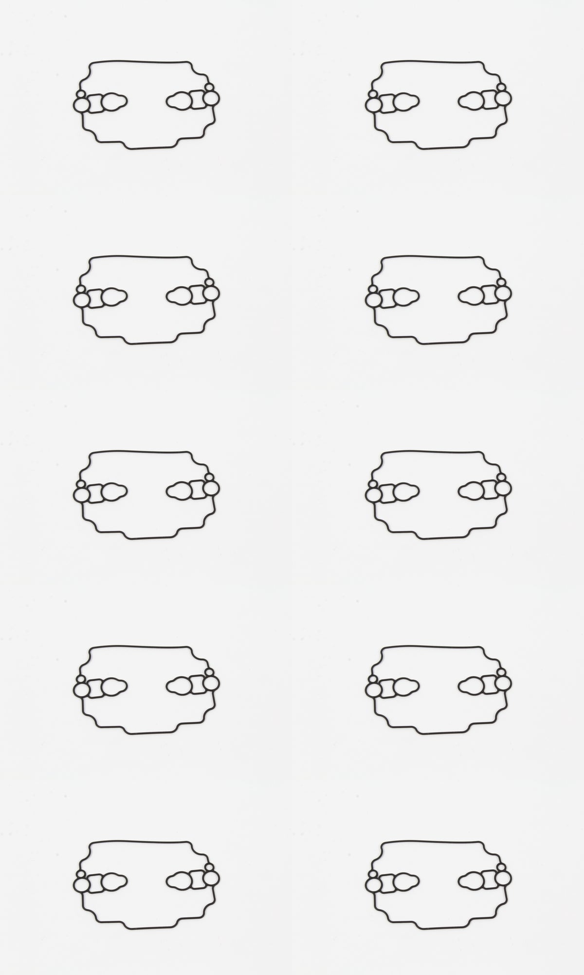 10 Pack Kawasaki 11060-7018 Float Chamber Gasket For FH601V FH641V FH681V FH721V