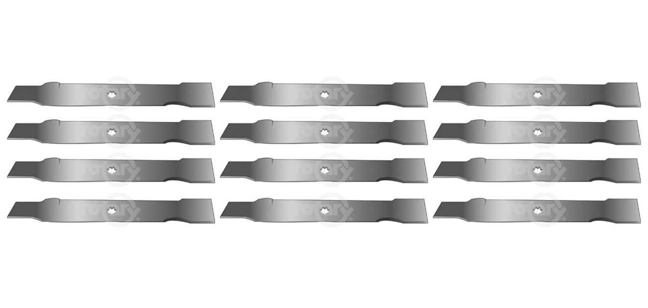 12 Pack Lawn Mower Blades Fits John Deere GX22151 GY20850