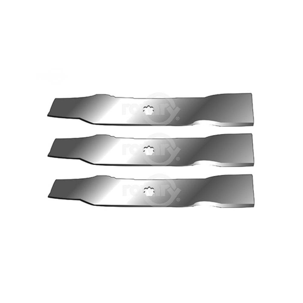 3 Pack Lawn Mower Blades Fits John Deere AM137757 AM141035 GX21784 GY20852