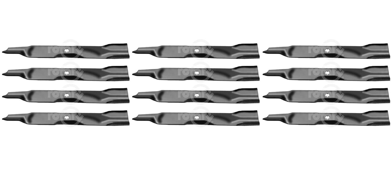 12 Pack Lawn Mower Blades Fits John Deere AM137327 AM141032 AM141034 M154061