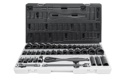 Dual Action Thin Wall Impact Socket Set 1/2" Metric/Imp 40 Piece - 14244001