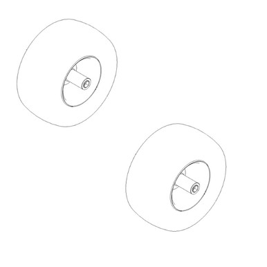 Front Tire Kit For TIMECUTTER MAX TORO Mower Model 77601