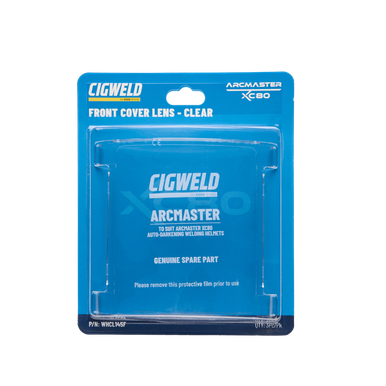 Cigweld Arcmaster XC80 Front Cover Lens Clear 3 Pack - WHCL145F