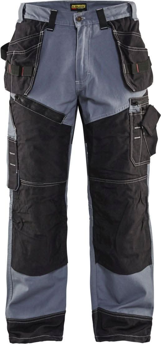 Blaklader 16001370 X1600 Work Pants, Grey / Black
