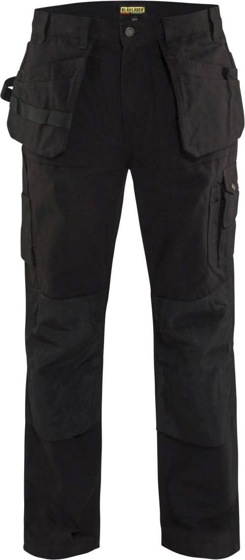 Blaklader 16301320 Brawny Work Pants with Utility Pockets, Black