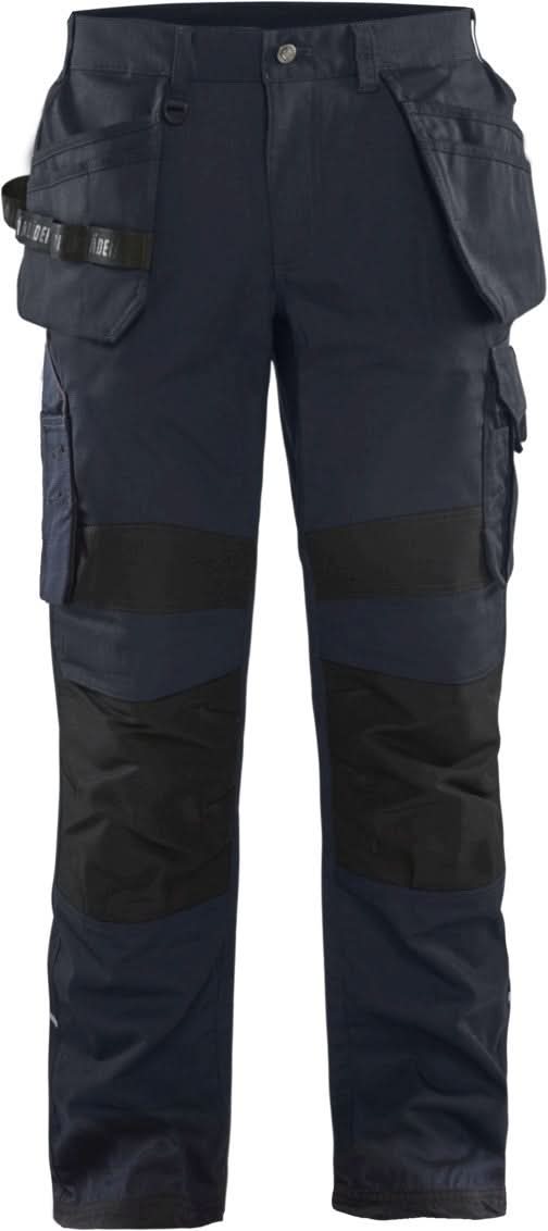 Blaklader 16911330 Ripstop Pants, Navy Blue, 30W, 28L