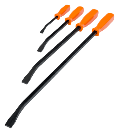 Bahco Flat Head Pry Bar Pry Bar Set With PVC Handle 640 MM - 2484/S4