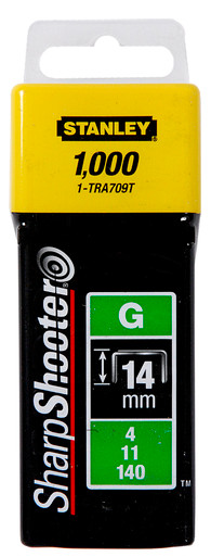 Stanley Staples Heavy Duty 14mm 1000PK - TRA709T