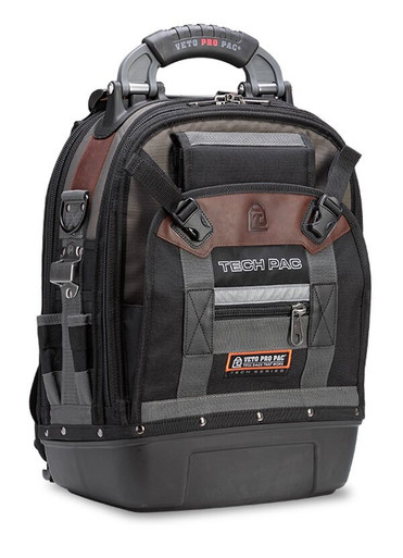 VETO Pro Pac VPP10070 Large Tech Pac Backpack Tool Bag 46 Pockets - VETOTECHPAC1