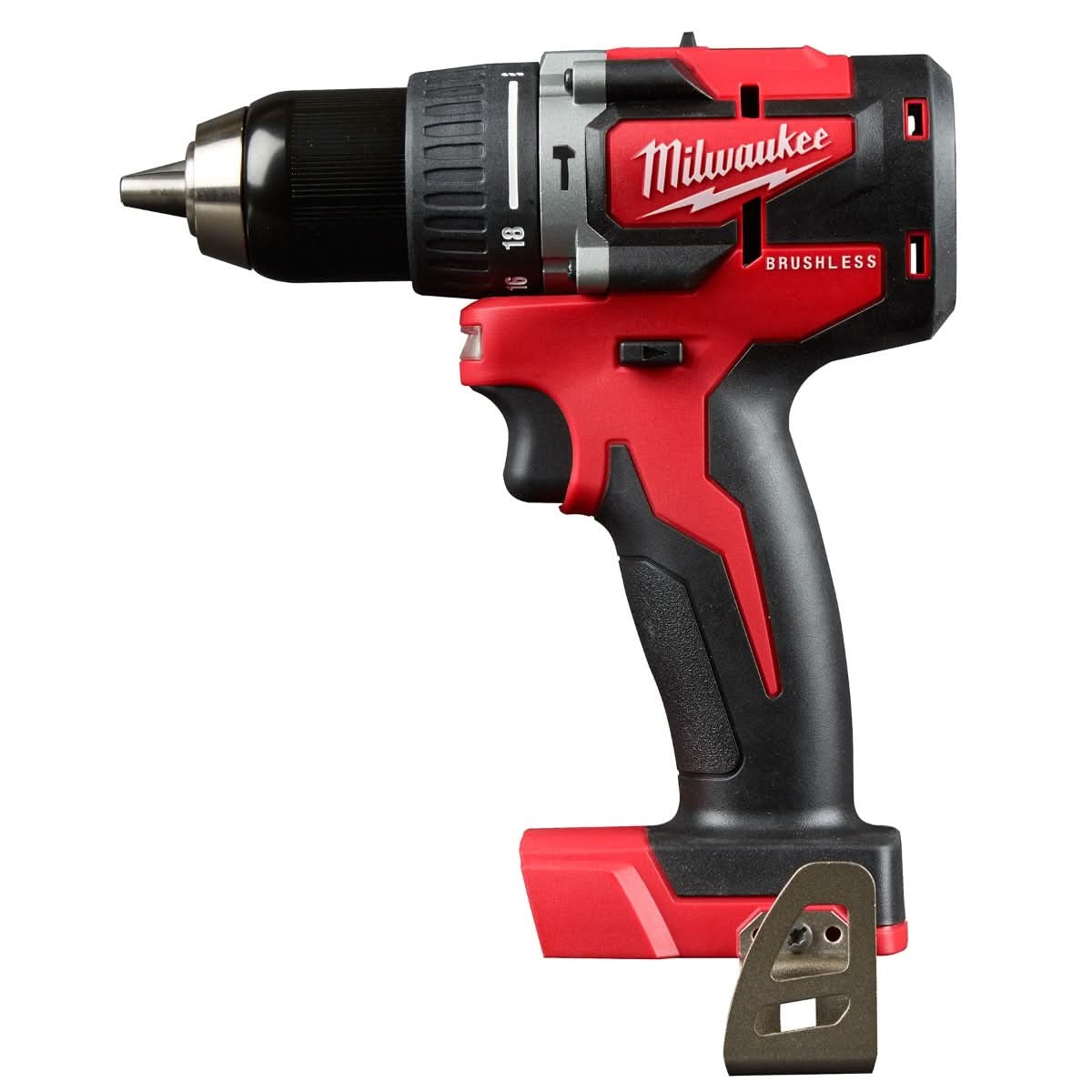 Milwaukee M18 18V Compact Brushless Hammer Drill/Driver - Bare Tool