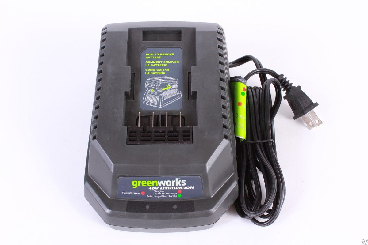 Genuine GreenWorks 29692 40V Lithium Ion Battery Charger 40 Volt