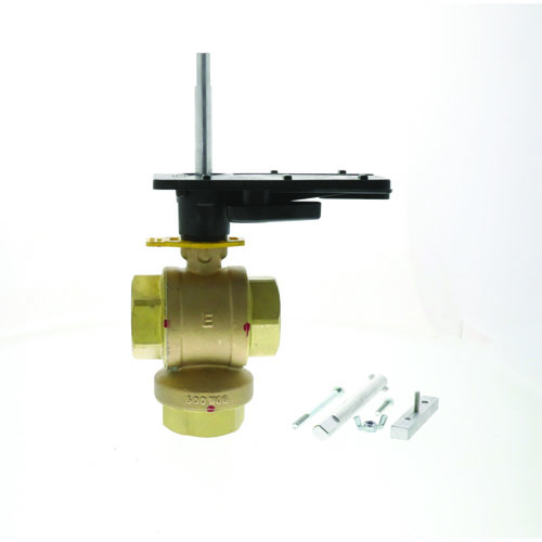 Honeywell VBN3EPPX0000 1-1/2″ 3-Way NPT Ball Valve, 61 Cv