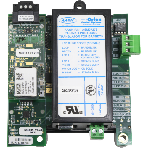 AAON ASM07272 OE368-23B-BACNET4 BACnet Communication Board