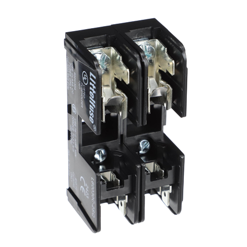 Aaon G122670 Block Fuse Holder 2-Pole 30A 600V Class CC MIG