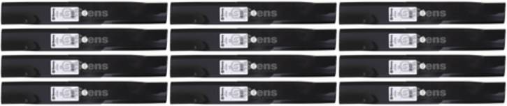 12 Pack Stens 315-876 Hi-Lift Blade Ferris 1521227