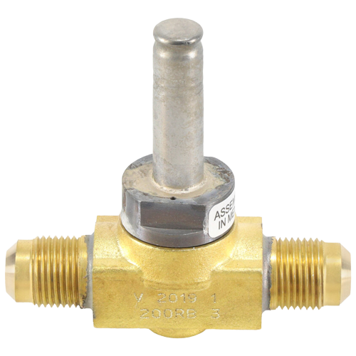Copeland 052727 2-Way NC Pilot Operated Refrigeration Solenoid Valve Body, 1/2″ Flare (200RB3F4)