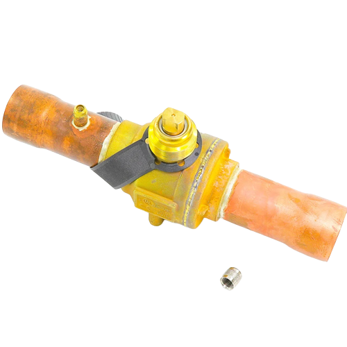 Copeland 806762 1-5/8″ ODF Sweat 650 PSI Refrigeration Ball Valve w/ Access (BVS158)