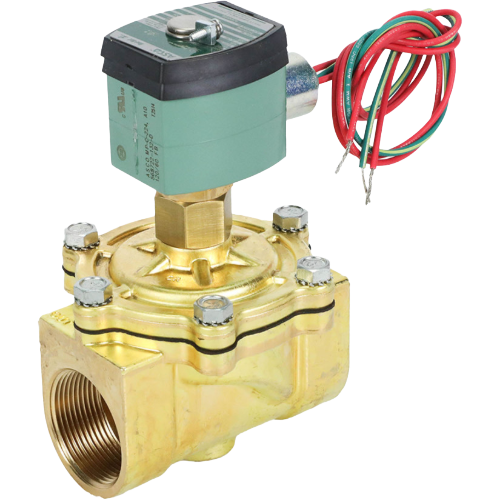 ASCO 8210G059 1.5″ Normally Open 2-Way 120VAC Brass Solenoid Valve