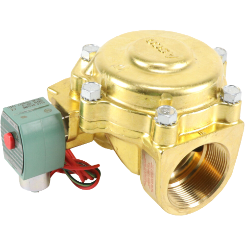 ASCO 8210G100LF 2″ Normally Closed Solenoid Valve 5-150 PSI Air 125 PSI Water 120VAC