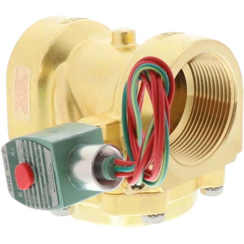 ASCO 8210G101 2-Way NC Solenoid Valve 2-1/2″ NPT 120VAC 45 Cv Brass/NBR NEMA 4X