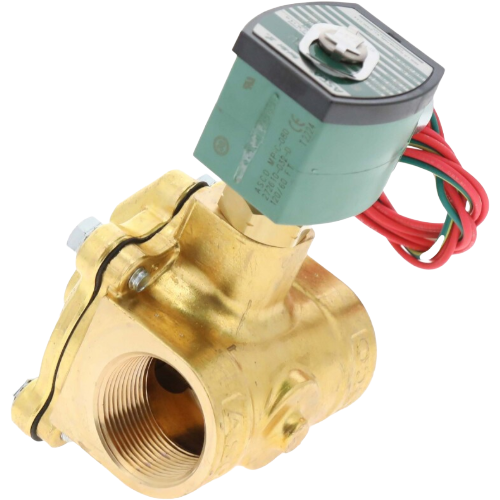 ASCO 8210G18LF 1-1/4″ Normally Open Solenoid Valve for Air, Water & Oil