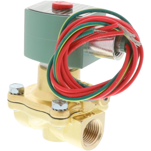 ASCO 8210G2-MO 2-Way NC Solenoid Valve 1/2″ NPT 120VAC Brass NEMA 4X
