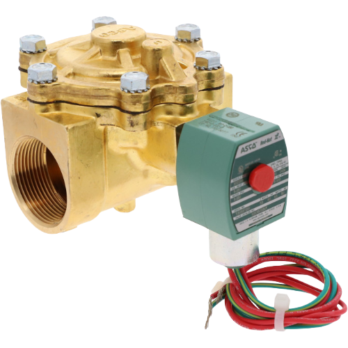 ASCO 8210G22LF 1.5″ Normally Closed Solenoid Valve 120V Air/Water/Oil