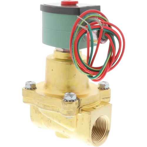 ASCO 8210G27 2-Way Normally Closed Solenoid Valve, 1″ NPT, 120VAC, Brass
