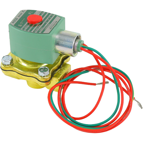 ASCO 8210G2HW 2-Way NC Solenoid Valve 1/2″ NPT 120VAC Hot Water Brass/EPDM