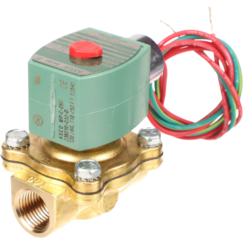 ASCO 8210G2LF 2-Way Normally Closed Solenoid Valve, 1/2″ NPT, 120VAC, Lead Free
