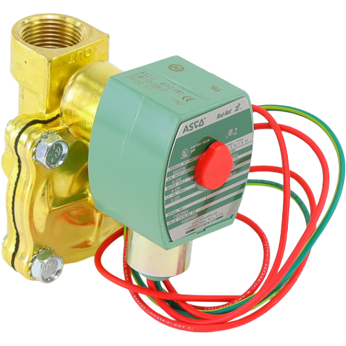 ASCO 8210G3-24VDC 2-Way Normally Closed Solenoid Valve, 3/4″ NPT, 24VDC