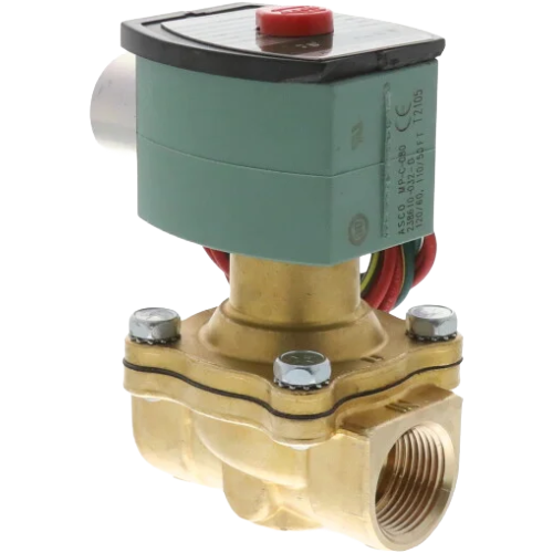 ASCO 8210G35LF 3/4″ Normally Open Solenoid Valve 0/150# Water/Air 125# Oil 120V