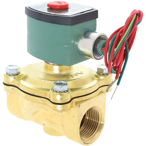 ASCO 8210G54 2-Way Normally Closed Solenoid Valve, 1″ NPT, 120VAC, Brass