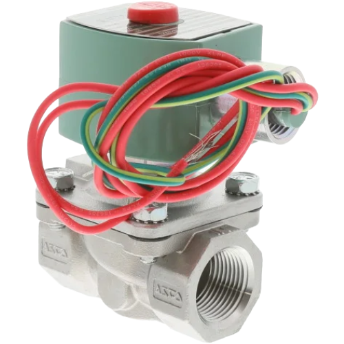 ASCO 8210G88 2-Way Normally Closed Solenoid Valve, 3/4″ NPT, 120VAC, SS Body