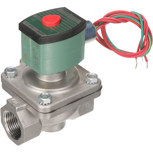 ASCO 8210G89 2-Way Normally Closed Solenoid Valve, 1″ NPT, 120VAC, SS Body