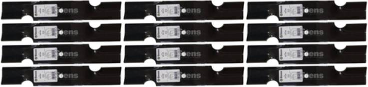 12 Pack Stens 320-254 Hi-Lift Blade Grasshopper 320234