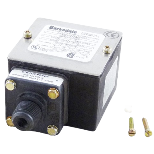 Barksdale E1H-H15-P6-PLS 0.5–15 PSI Single Setpoint Pressure Switch