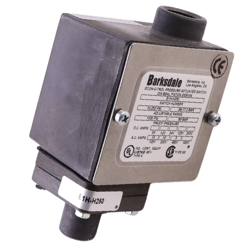 Barksdale E1H-H250 10/250# Housed Pressure Switch
