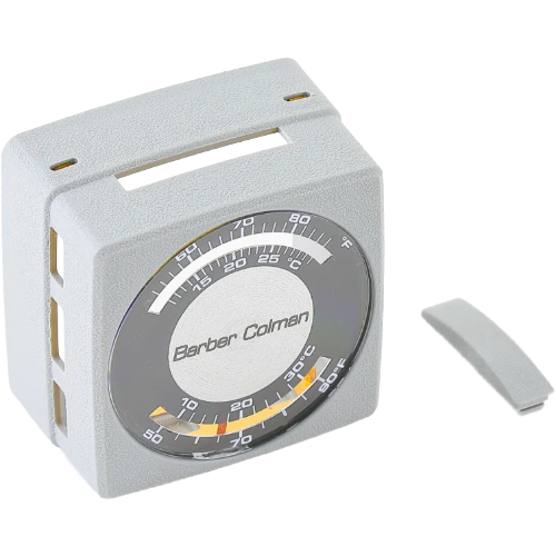Schneider Electric (Barber Colman) 21-933-1 Gray Thermostat Cover w/ °F & °C Markings