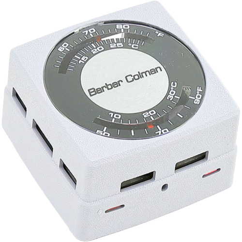 Schneider Electric (Barber Colman) 2212-119 Reverse Acting Two Pipe Thermostat, 55–85°F, No Dial Limit Stops