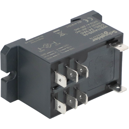 Schneider Electric (Barber Colman) 92S11A22D-24 24VAC DPDT Power Relay